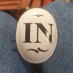 In/Out oval doorknobs